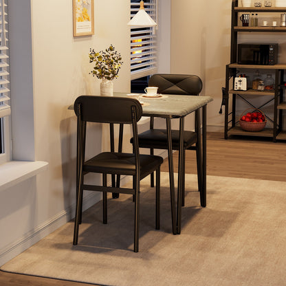 Ensemble de table de salle à manger moderne pour cuisine - 3 pièces