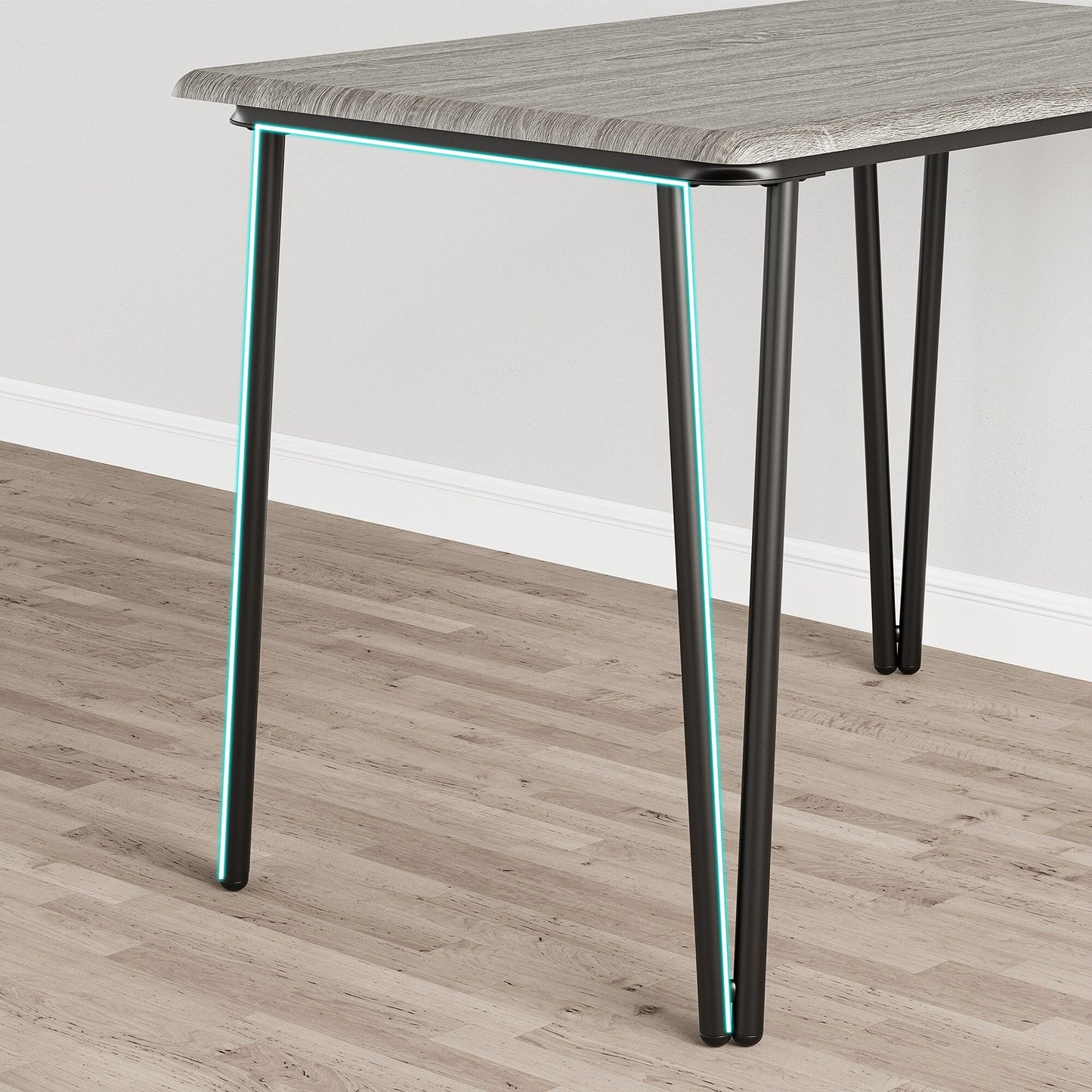 Ensemble de table de salle à manger moderne pour cuisine - 3 pièces