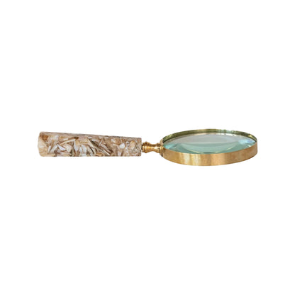 Mother of Pearl & Resin Magnifying Glass