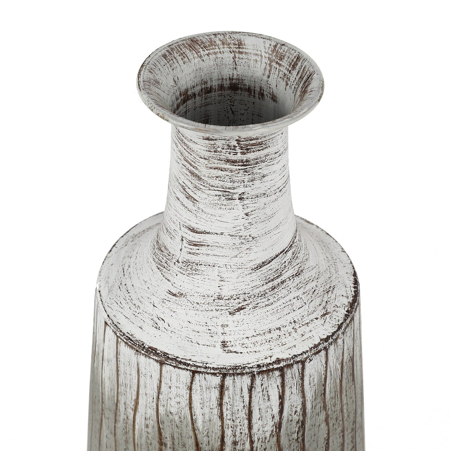 Vases en forme de bouteille en métal multicolores dégradés (lot de 3)