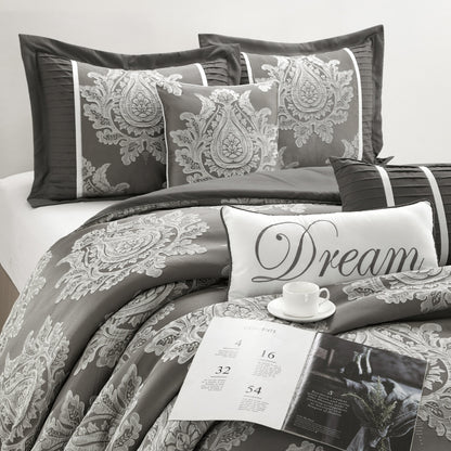 Ensemble de Couette Traditionnel Damassé 7 Pièces Nanshing Tiana