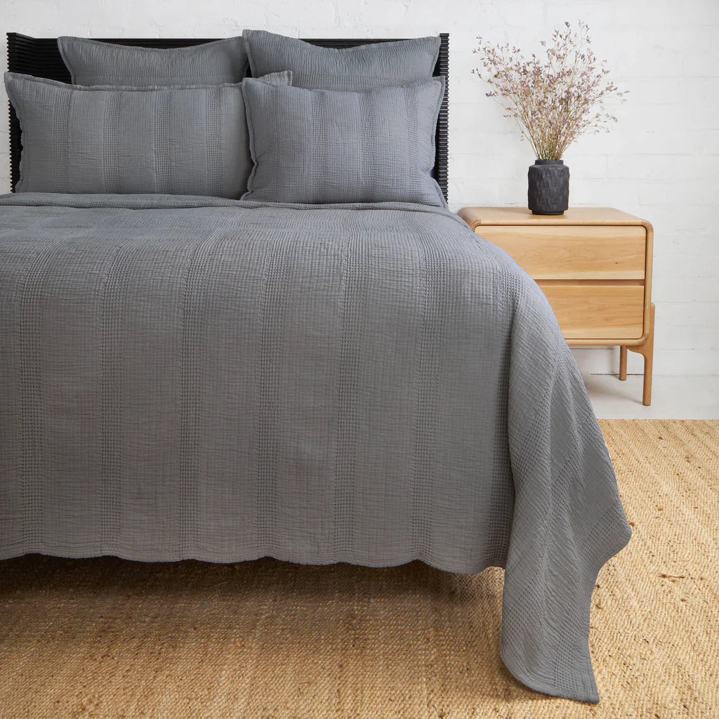 Nantucket Matelasse Collection by Pom Pom at Home, Midnight