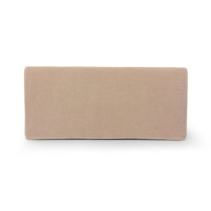 Banc de salle à manger avec housse amovible en Neem