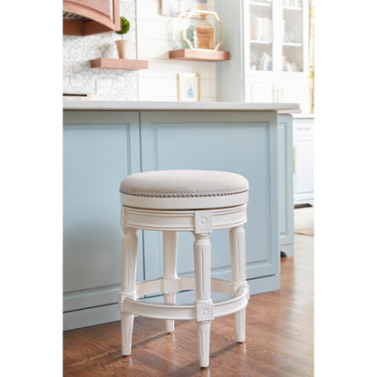 Tabouret de bar New Ridge Home Goods Chapman sans dossier, pivotant, hauteur de comptoir de 26 pouces - Hauteur de comptoir