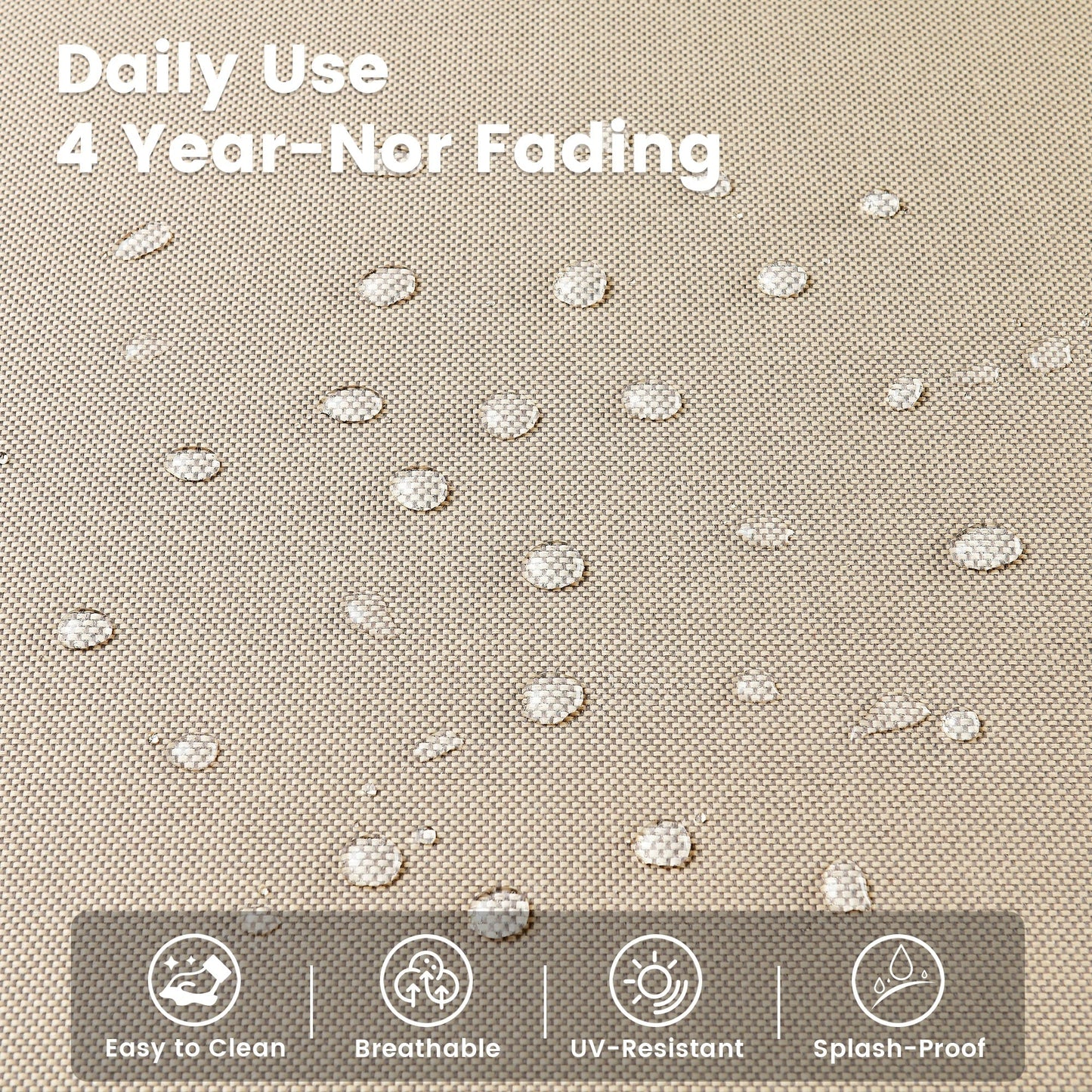 OVIOS Ensemble de 9 pièces en rotin pour extérieur avec chaise pivotante et table à feu.