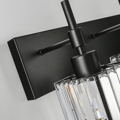 Ora - Lustres de salle de bain modernes à cristaux, à intensité variable, pour miroir, éclairage de vanité glamour