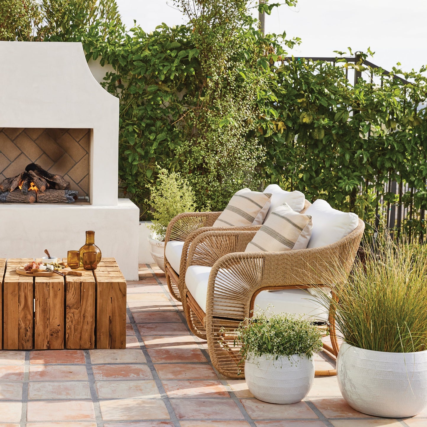 Coussin d'intérieur/extérieur Dominica