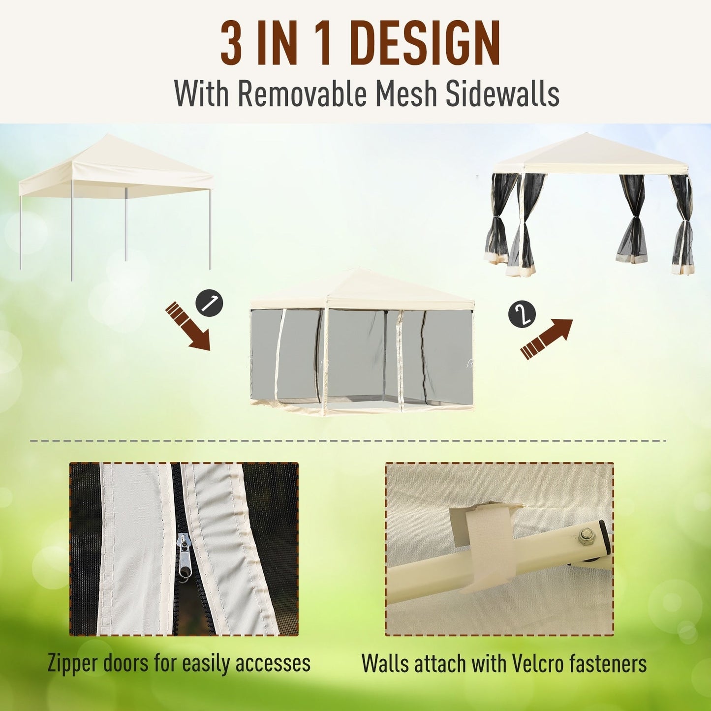 Outsunny Carriole de jardin à 2 roues, capacité de 100 kg, avec poignée ergonomique, pour jardin, cour, terrasse, balcon, etc.