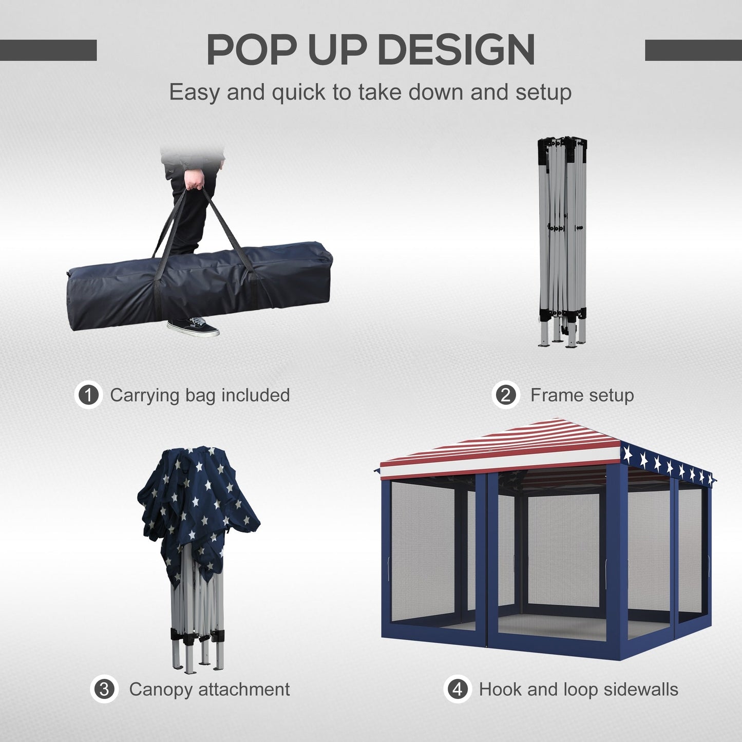 Outsunny Carriole de jardin à 2 roues, capacité de 100 kg, avec poignée ergonomique, pour jardin, cour, terrasse, balcon, etc.