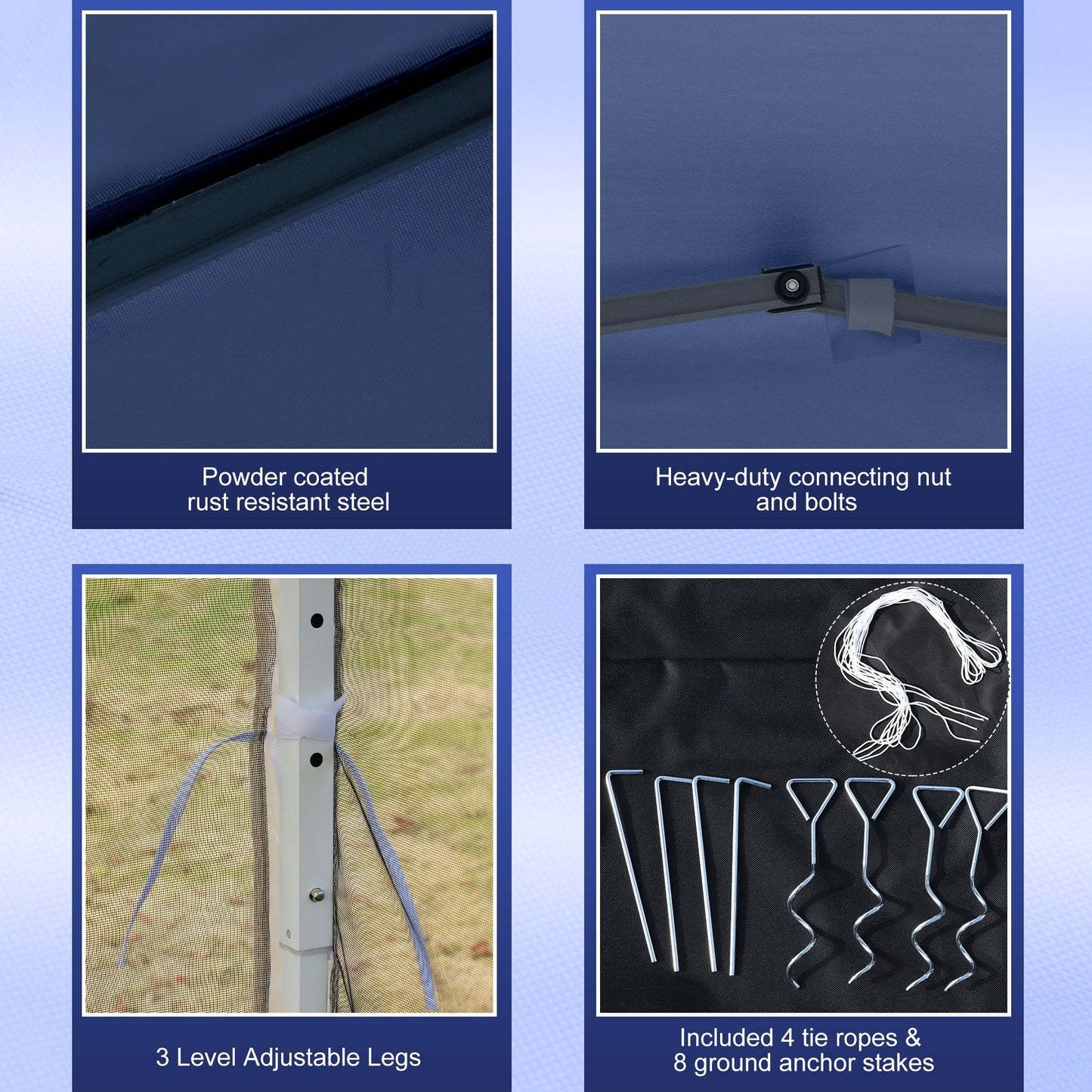 Outsunny Carriole de jardin à 2 roues, capacité de 100 kg, avec poignée ergonomique, pour jardin, cour, terrasse, balcon, etc.