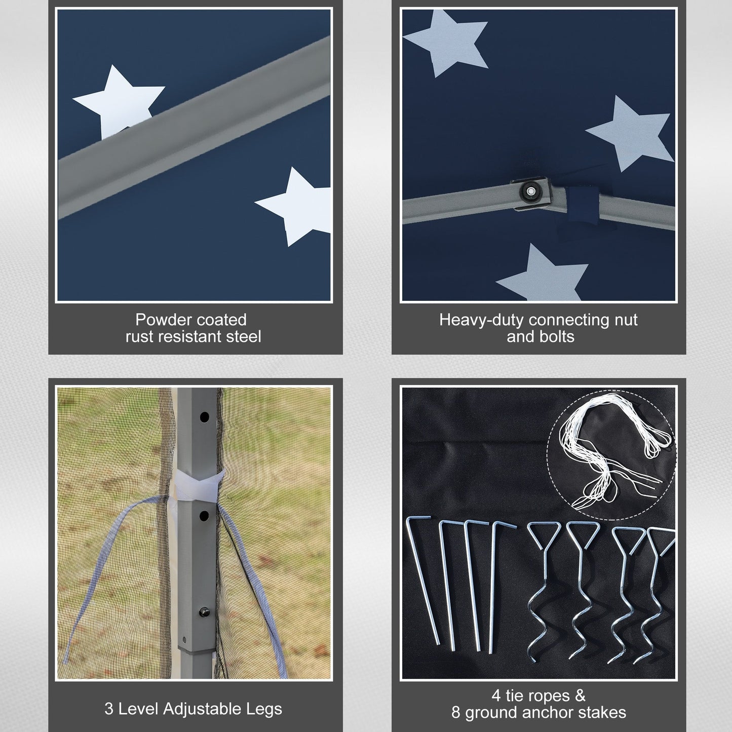 Outsunny Carriole de jardin à 2 roues, capacité de 100 kg, avec poignée ergonomique, pour jardin, cour, terrasse, balcon, etc.