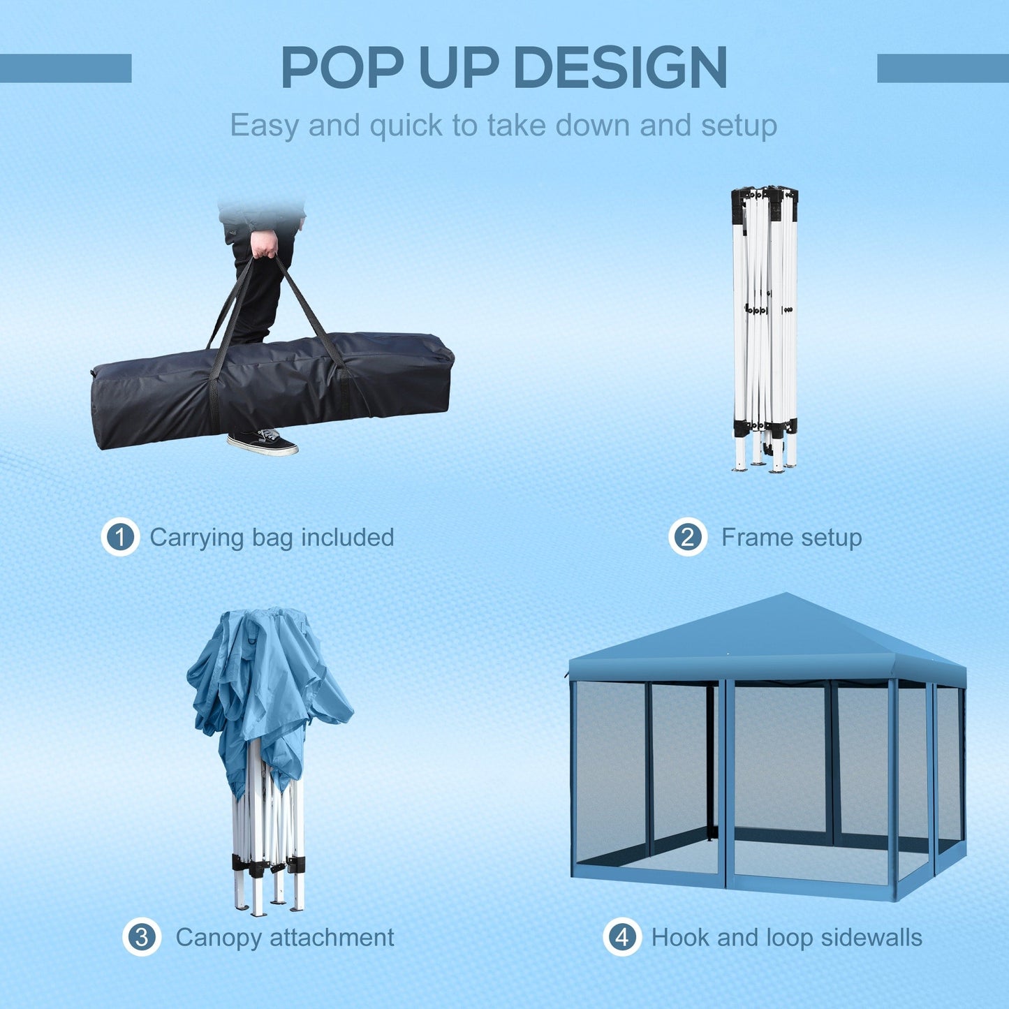 Outsunny Carriole de jardin à 2 roues, capacité de 100 kg, avec poignée ergonomique, pour jardin, cour, terrasse, balcon, etc.