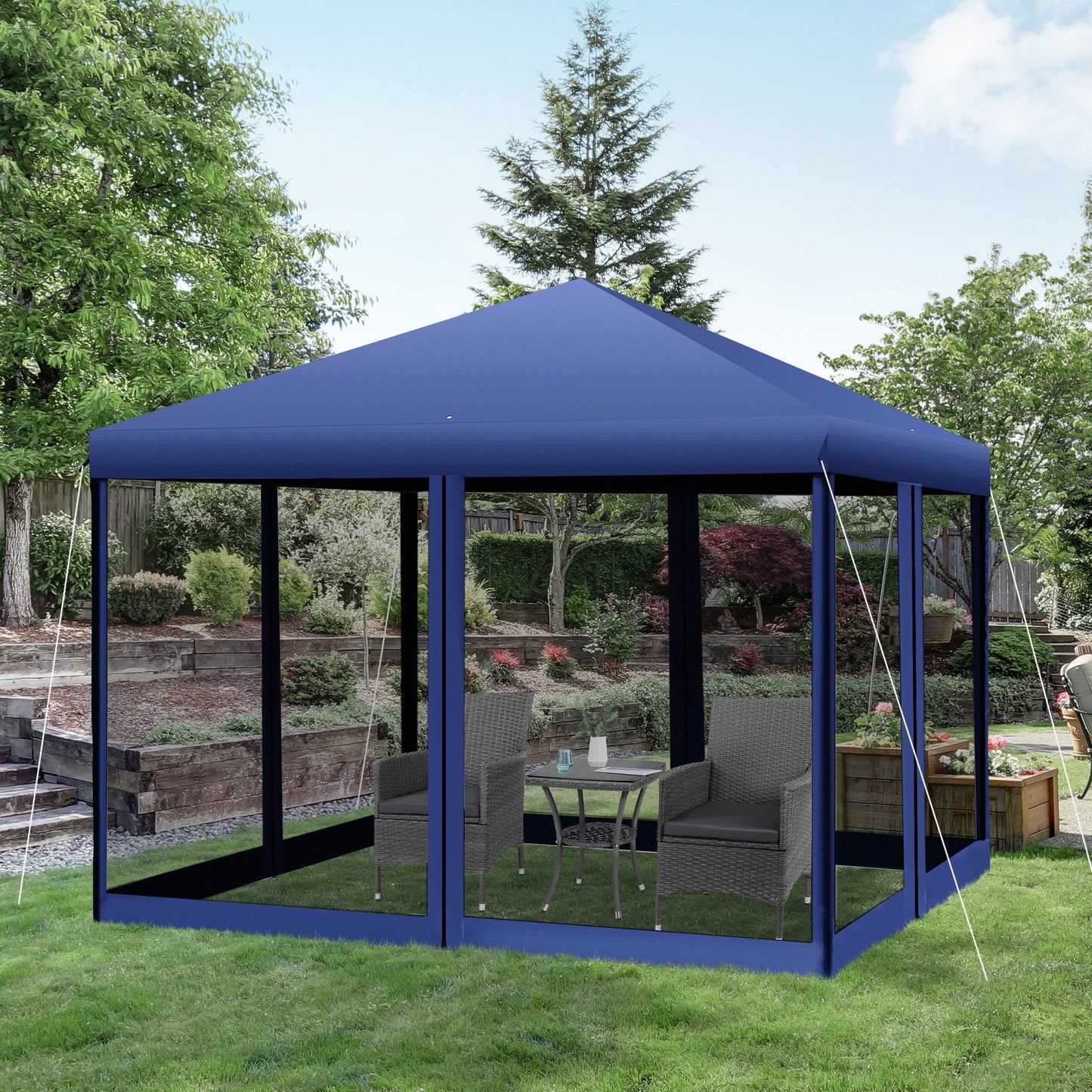 Outsunny Carriole de jardin à 2 roues, capacité de 100 kg, avec poignée ergonomique, pour jardin, cour, terrasse, balcon, etc.