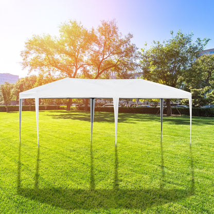 Caravane Pop-up Outsunny robuste avec cadre solide, toit pare-UV, sac de transport pour patio, jardin, plage, arrière-cour