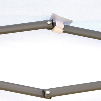 Caravane Pop-up Outsunny robuste avec cadre solide, toit pare-UV, sac de transport pour patio, jardin, plage, arrière-cour