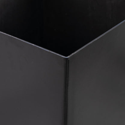 Outsunny Lot de 3 grands pots de fleurs en plastique de 71 cm, jardinières de jardin en plastique pour l'intérieur et l'extérieur, pour entrée, patio, cour