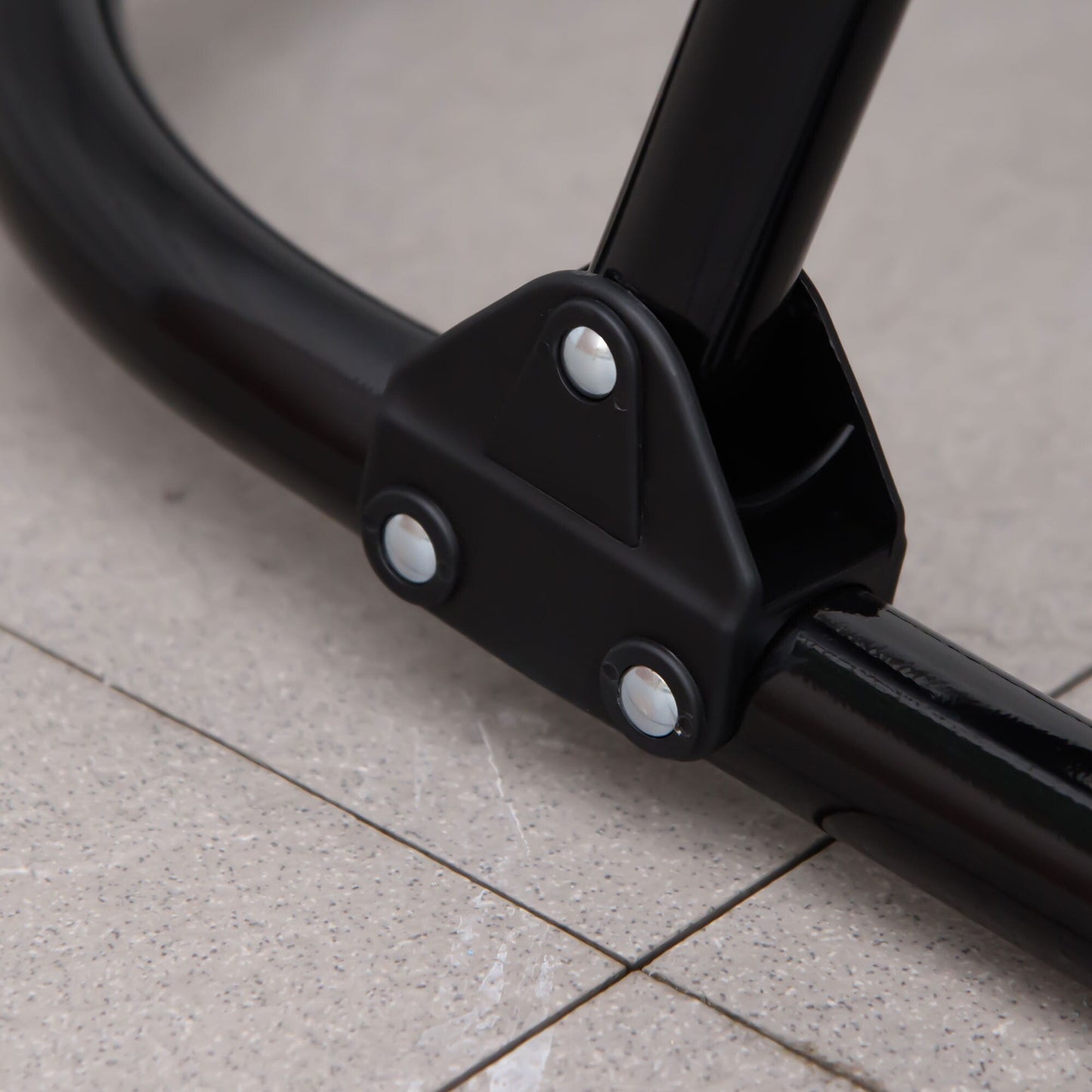 Outsunny Ensemble de chaise basculante pliante avec siège et dossier rembourrés, coussin