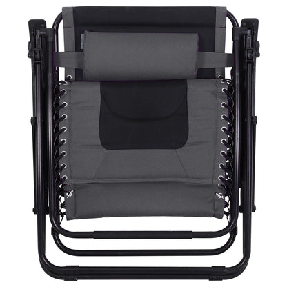 Fauteuil XL surdimensionné à dossier inclinable, avec accoudoirs larges, zéro gravité, rembourré et porte-gobelets - N/A
