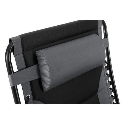 Fauteuil XL surdimensionné à dossier inclinable, avec accoudoirs larges, zéro gravité, rembourré et porte-gobelets - N/A