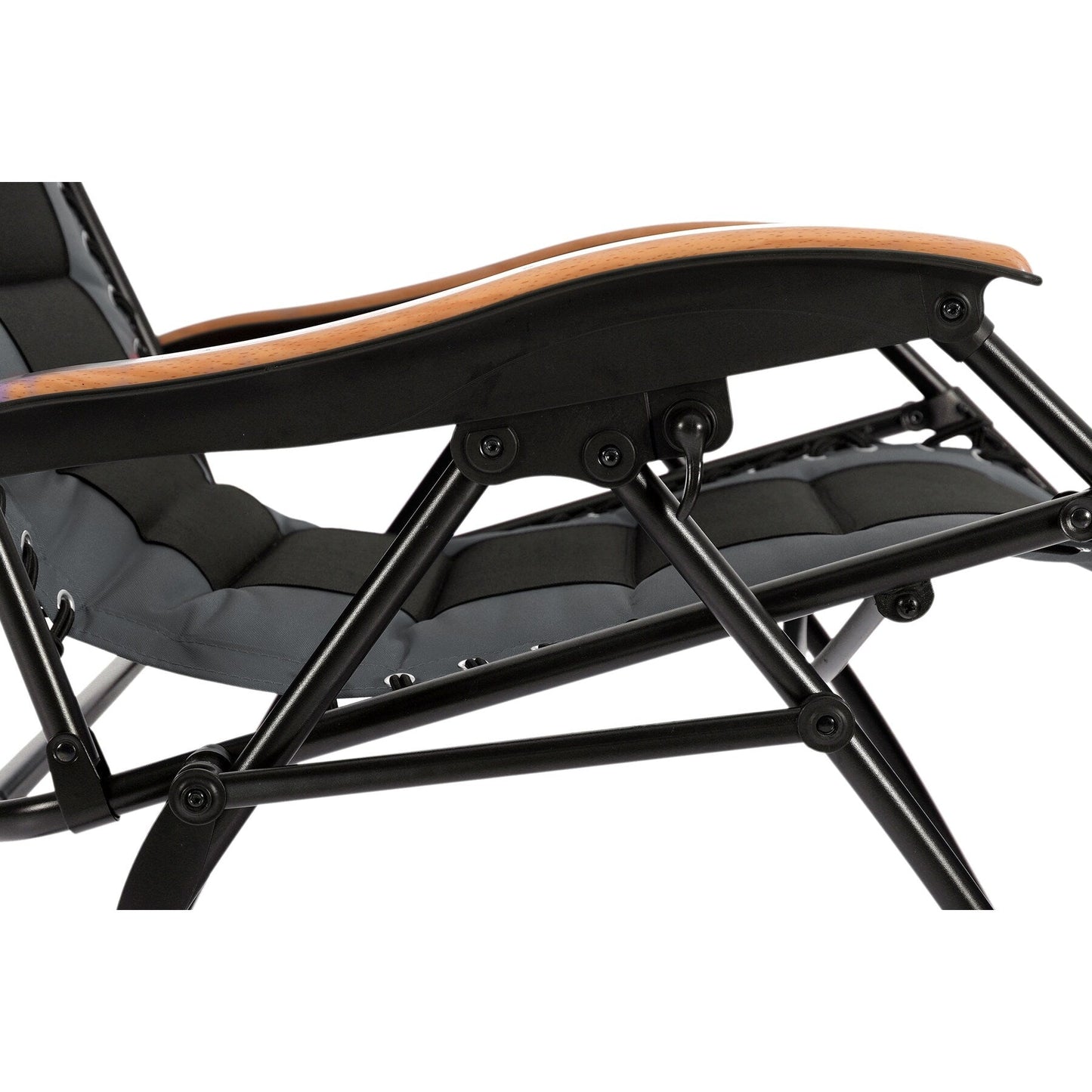 Fauteuil XL surdimensionné à dossier inclinable, avec accoudoirs larges, zéro gravité, rembourré et porte-gobelets - N/A