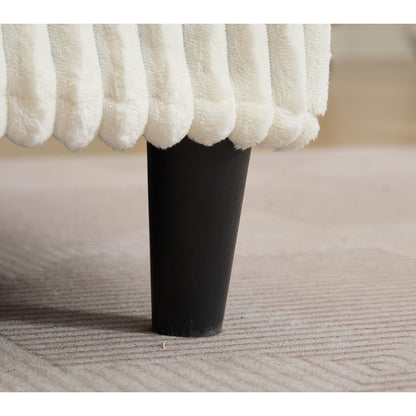 Canapé-lit gigogne en velours côtelé moelleux, taille extra-large, inclinable.