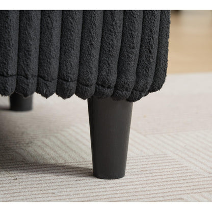 Canapé-lit gigogne en velours côtelé moelleux, taille extra-large, inclinable.