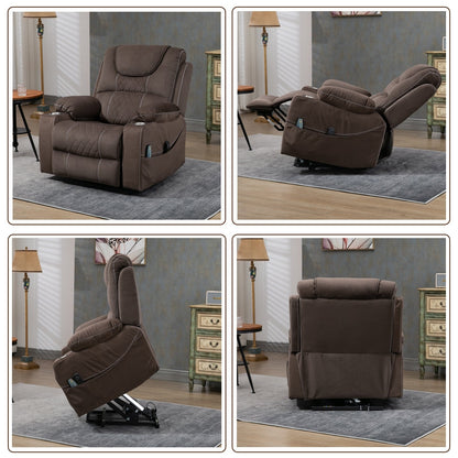 Fauteuil inclinable électrique surdimensionné, fauteuil releveur électrique pour personnes âgées, 400 lbs.
