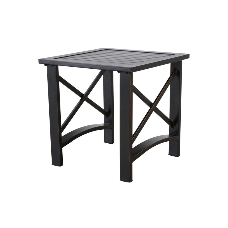 Ensemble de conversation PATIO FESTIVAL 3 pièces pour extérieur, avec coussins, comprenant 2 chaises inclinables et une table basse.