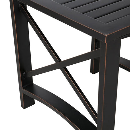 Ensemble de conversation PATIO FESTIVAL 3 pièces pour extérieur, avec coussins, comprenant 2 chaises inclinables et une table basse.