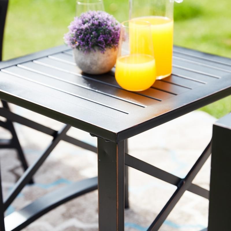 PATIO FESTIVAL Ensemble de salon d'extérieur 6 pièces avec 4 sièges et coussins