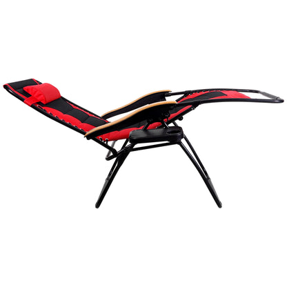 Fauteuil XL surdimensionné à dossier inclinable, avec accoudoirs larges, zéro gravité, rembourré et porte-gobelets - N/A