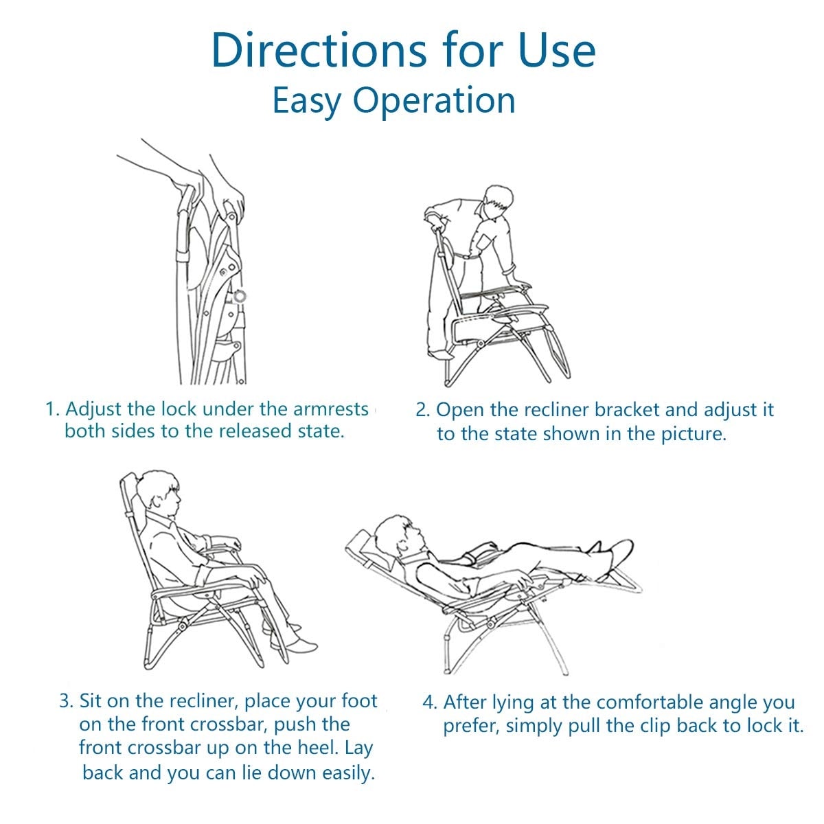 Fauteuil XL surdimensionné à dossier inclinable, avec accoudoirs larges, zéro gravité, rembourré et porte-gobelets - N/A