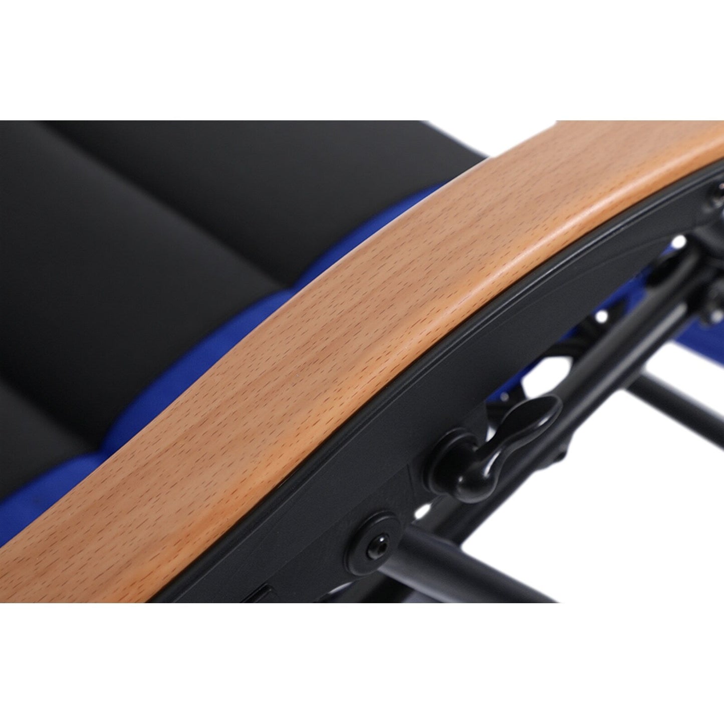 Fauteuil XL surdimensionné à dossier inclinable, avec accoudoirs larges, zéro gravité, rembourré et porte-gobelets - N/A