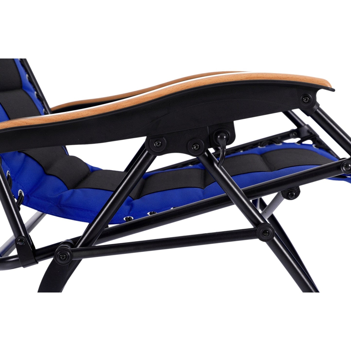 Fauteuil XL surdimensionné à dossier inclinable, avec accoudoirs larges, zéro gravité, rembourré et porte-gobelets - N/A