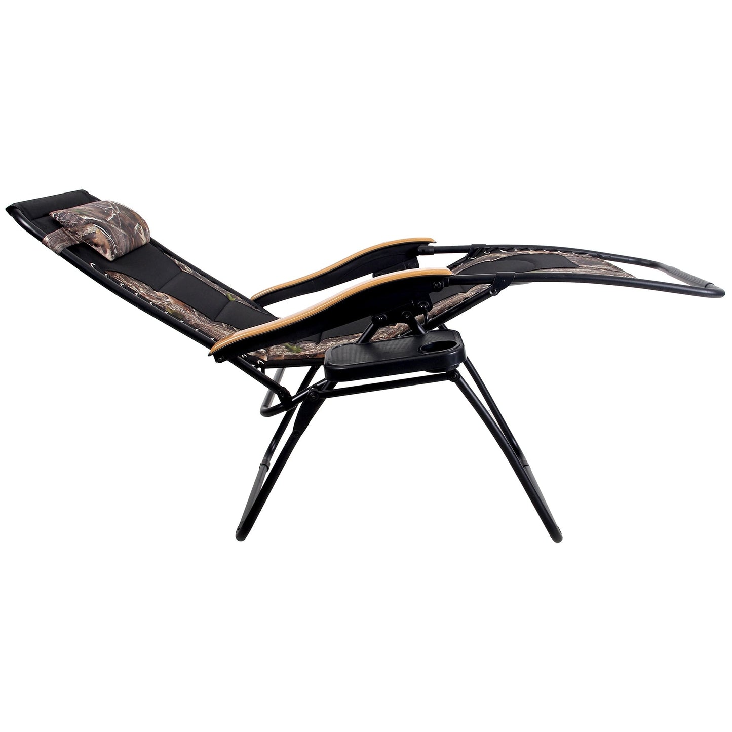 Fauteuil XL surdimensionné à dossier inclinable, avec accoudoirs larges, zéro gravité, rembourré et porte-gobelets - N/A