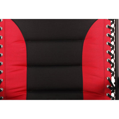 Fauteuil XL surdimensionné à dossier inclinable, avec accoudoirs larges, zéro gravité, rembourré et porte-gobelets - N/A