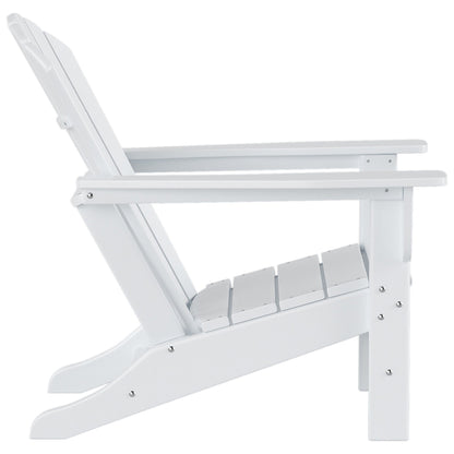 Polytrends Altura Chaise de jardin Adirondack en polyrésine, résistante aux intempéries et écologique (lot de 2)