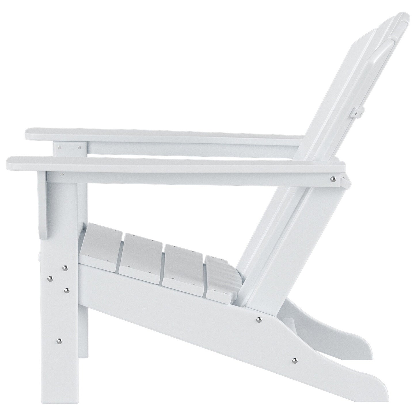 Polytrends Altura Chaise de jardin Adirondack en polyrésine, résistante aux intempéries et écologique (lot de 2)