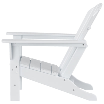 Polytrends Altura Chaise de jardin Adirondack en polyrésine, résistante aux intempéries et écologique (lot de 2)