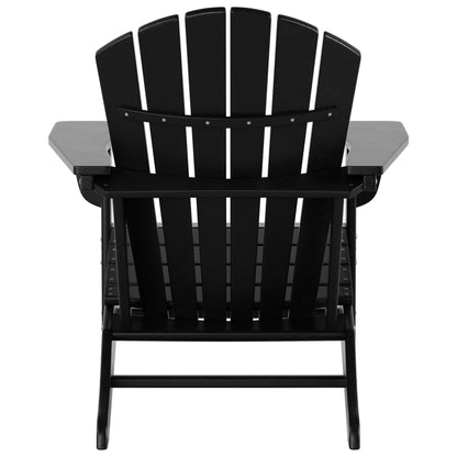 Polytrends Altura Chaise de jardin Adirondack en polyrésine, résistante aux intempéries et écologique (lot de 2)