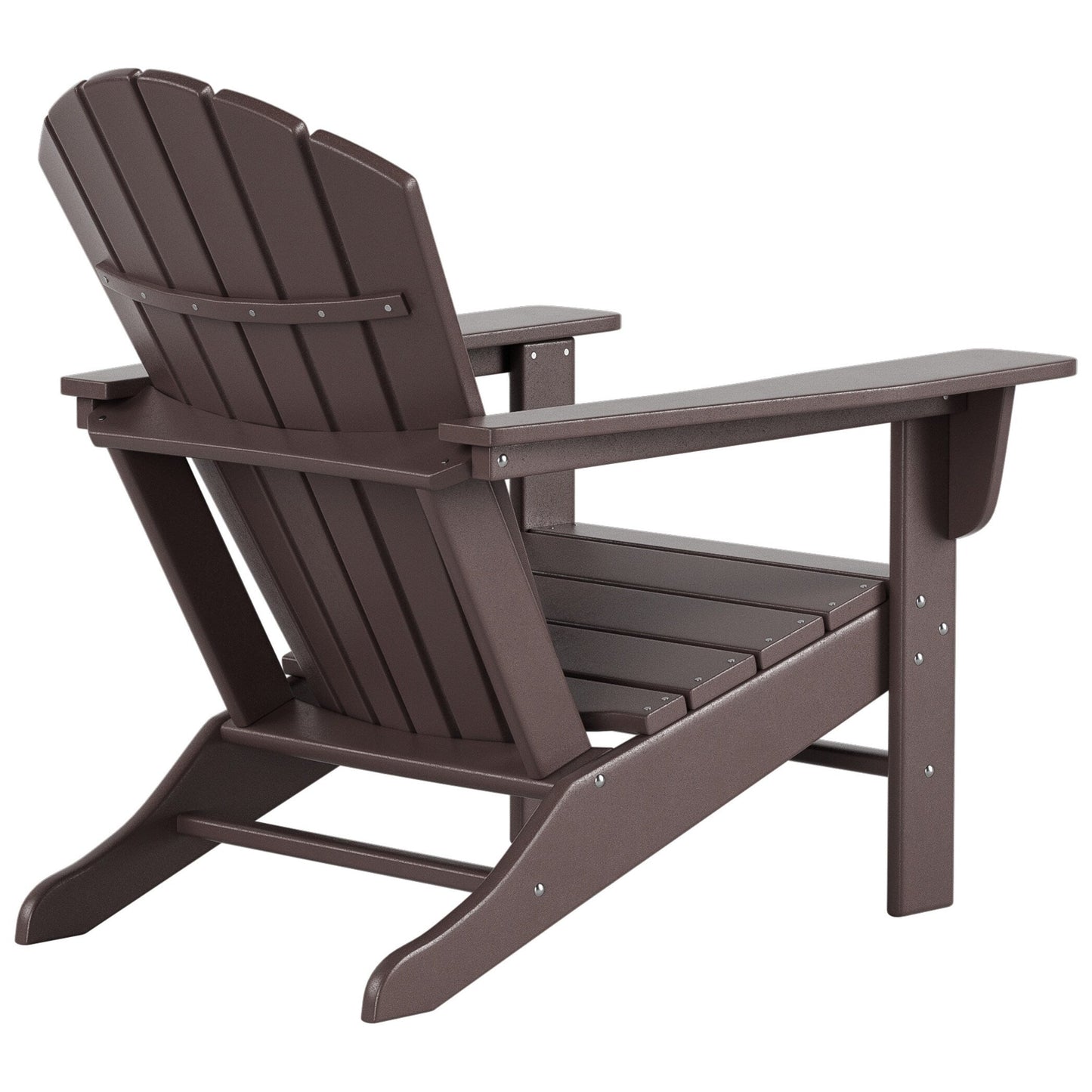Polytrends Altura Chaise de jardin Adirondack en polyrésine, résistante aux intempéries et écologique (lot de 2)