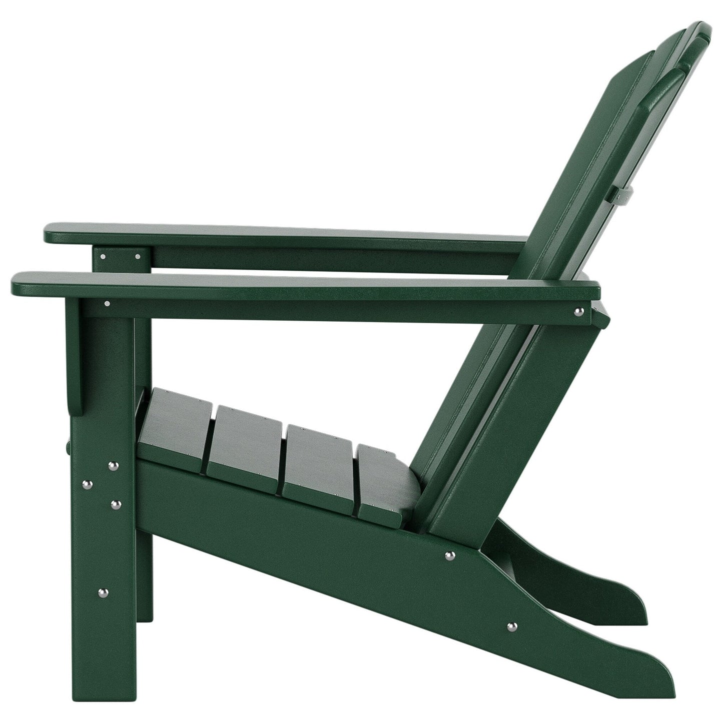 Polytrends Altura Chaise de jardin Adirondack en polyrésine, résistante aux intempéries et écologique (lot de 2)