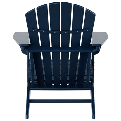 Polytrends Altura Chaise de jardin Adirondack en polyrésine, résistante aux intempéries et écologique (lot de 2)