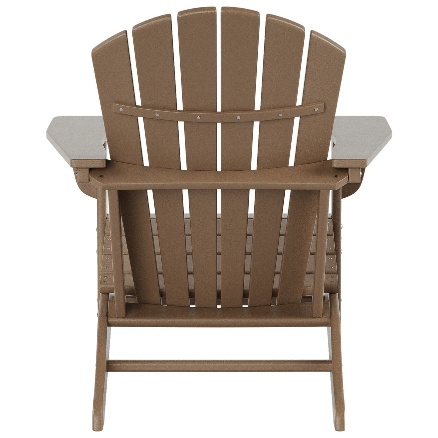 Polytrends Altura Chaise de jardin Adirondack en polyrésine, résistante aux intempéries et écologique (lot de 2)