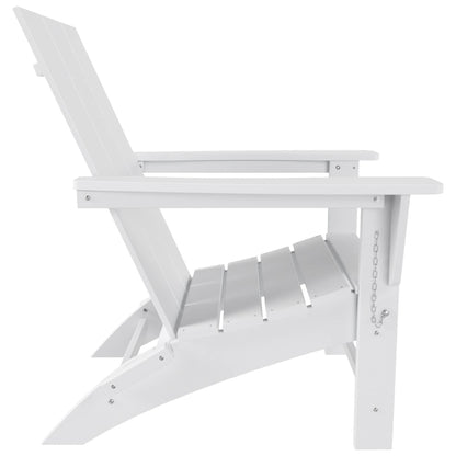 Chaise Adirondack pliante moderne, écologique et résistante aux intempéries, idéale pour usage commercial et résidentiel, de la marque Polytrends Shoreside.