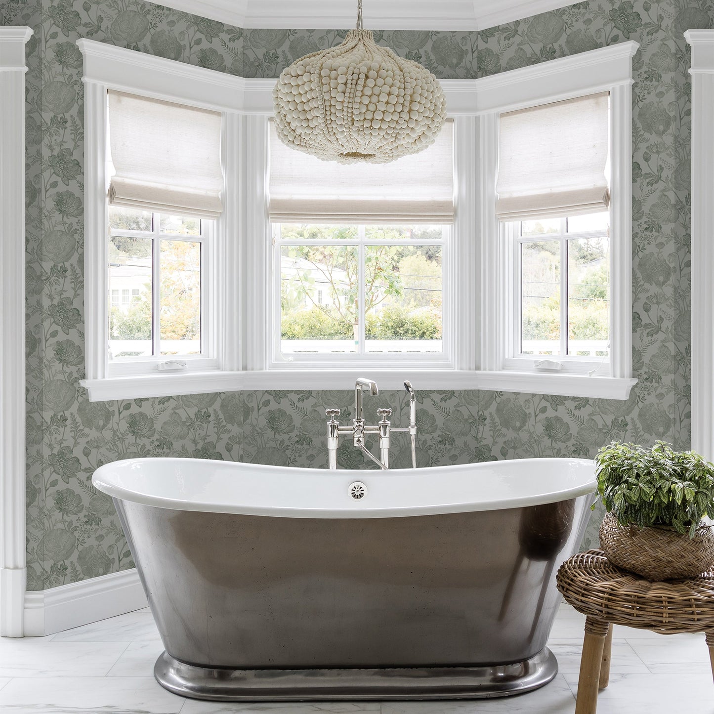 Papier peint coquelicots