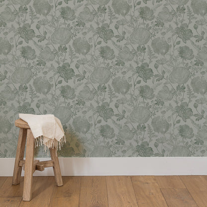 Papier peint coquelicots