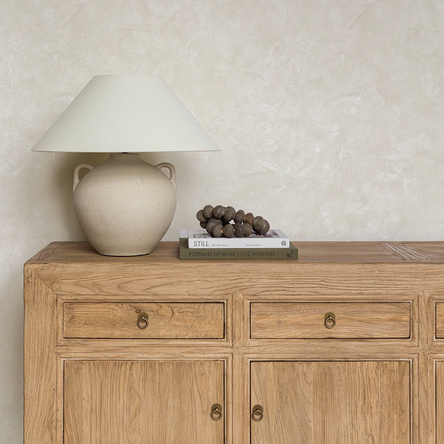 Papier peint imitation plâtre romain