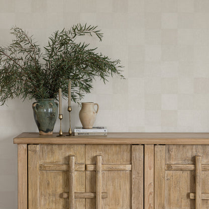 Papier peint à carreaux texturé