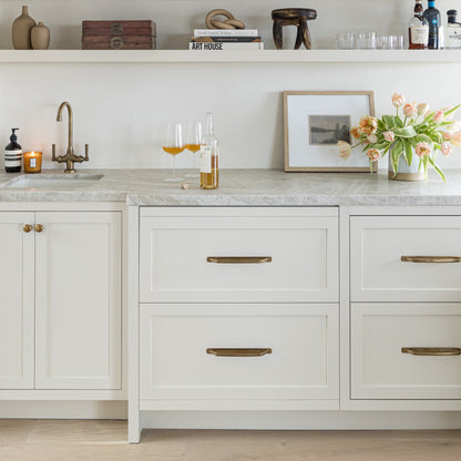 Poignée Monterey avec plaque de recouvrement